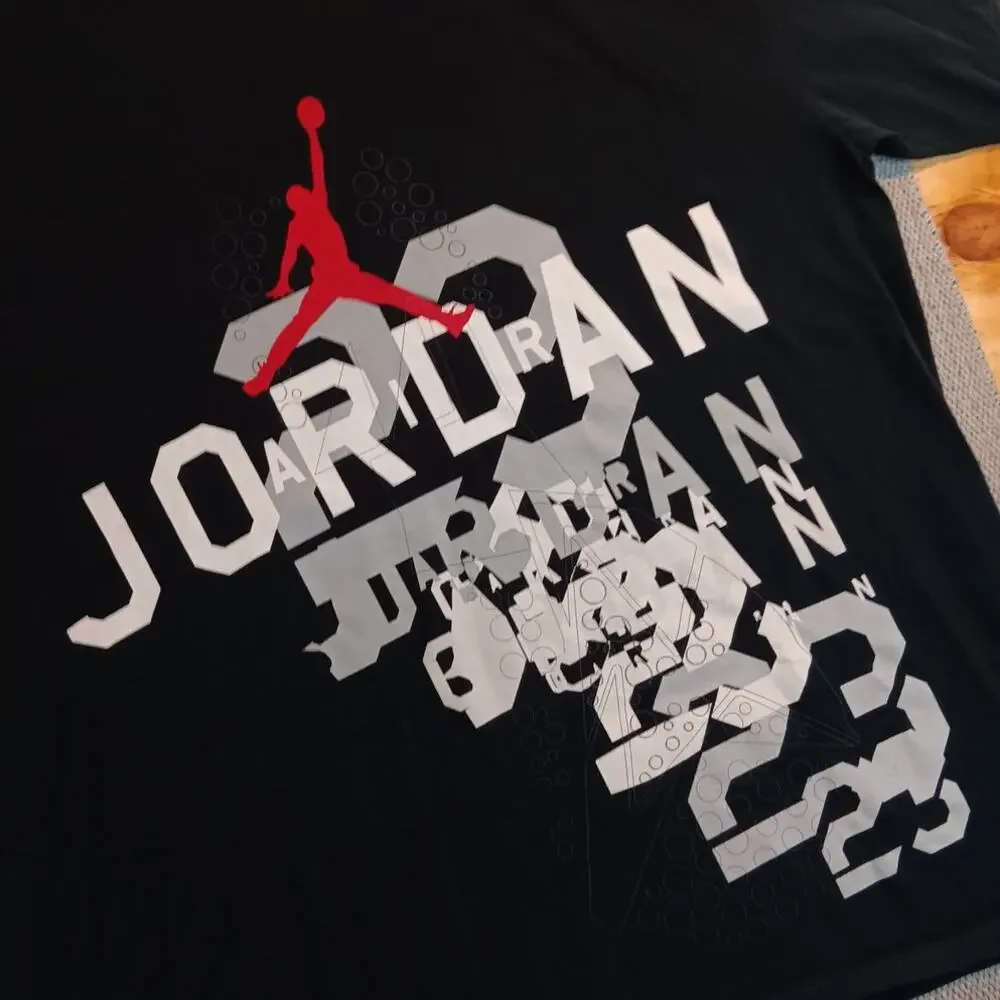 Nike Air Jordan Vintage Tee Mens XXL Black Take Flight 23 Jumpman Basketball‎